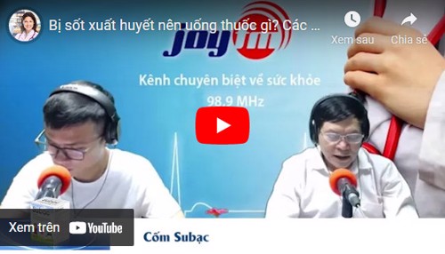 Chuyên gia tư vấn: Sốt xuất huyết nên uống thuốc gì?